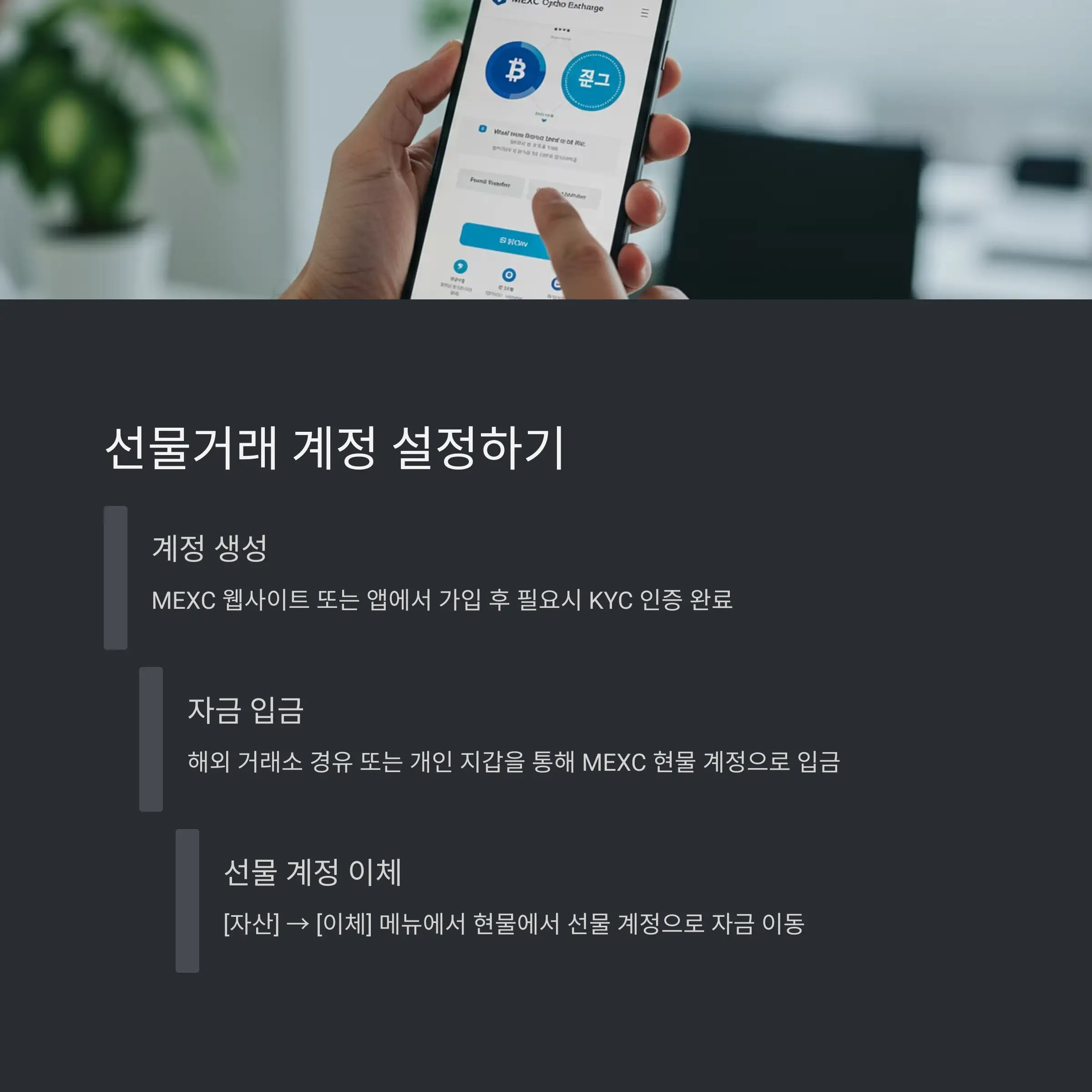 🔄 선물거래 시작을 위한 계정 설정과 자금 이체