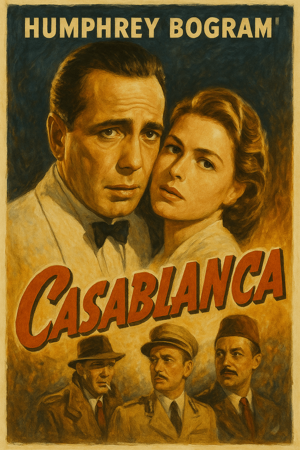 카사블랑카 영화 포스터