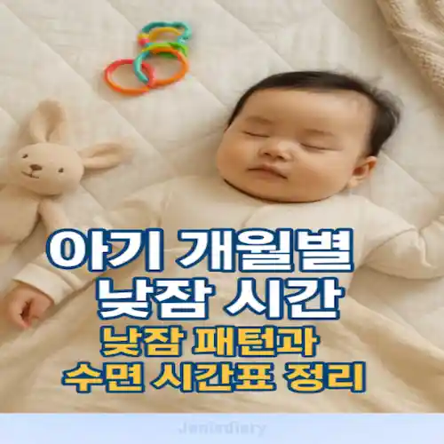 아기 개월별 낮잠 시간 총정리 썸네일