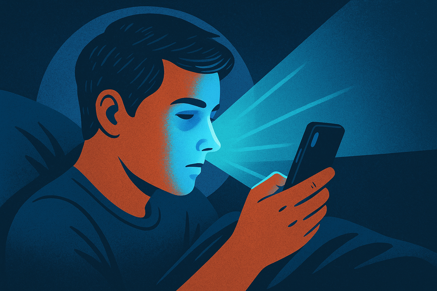 스마트폰과 블루라이트가 수면에 미치는 부정적 효과 – 빛 하나가 밤을 흔든다