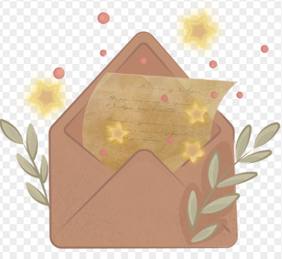 편지봉투에 편지지