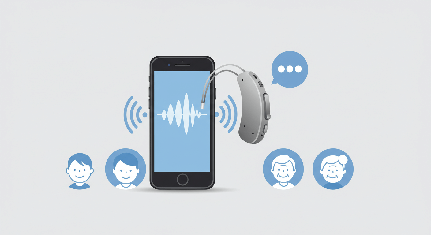 "청력 손실 예방과 보청기 최신 트렌드"에 대한 이미지입니다.