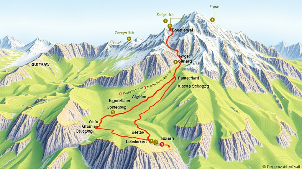 트레킹코스 지도