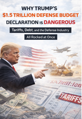 트럼프의 ‘1.5조 달러 군사예산’ 선언