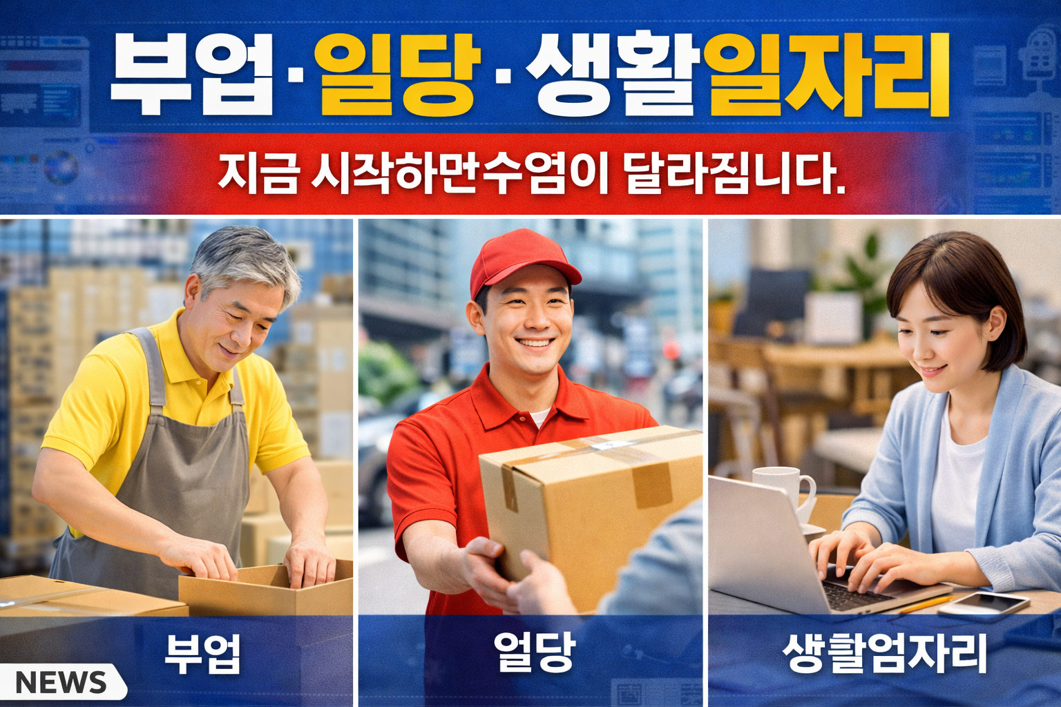 2026년 부업·일당·생활일자리