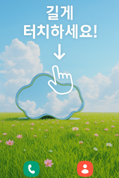 방법 1: 홈화면 길게 터치하기