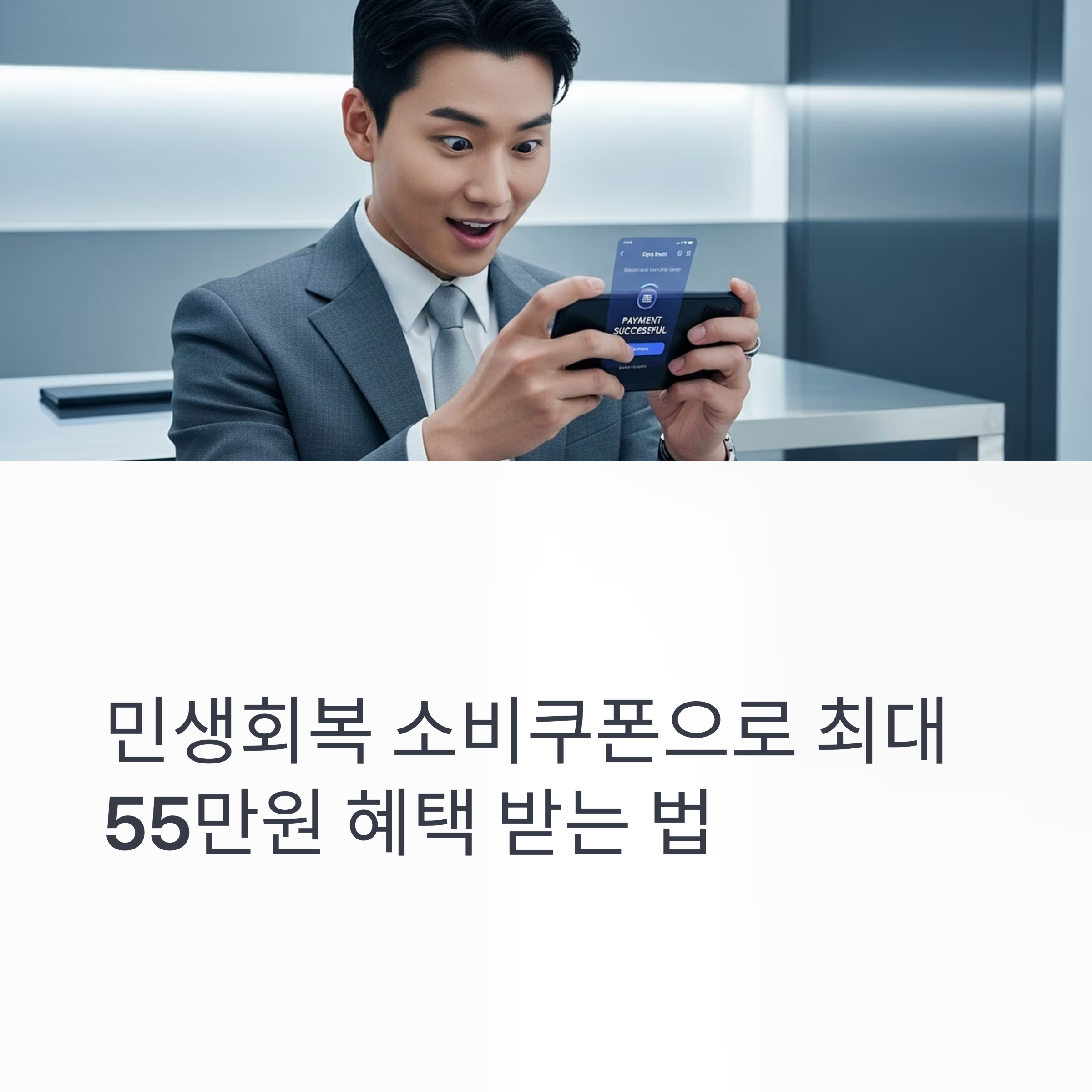 민생회복 소비쿠폰으로 최대 55만원 혜택 받는 법