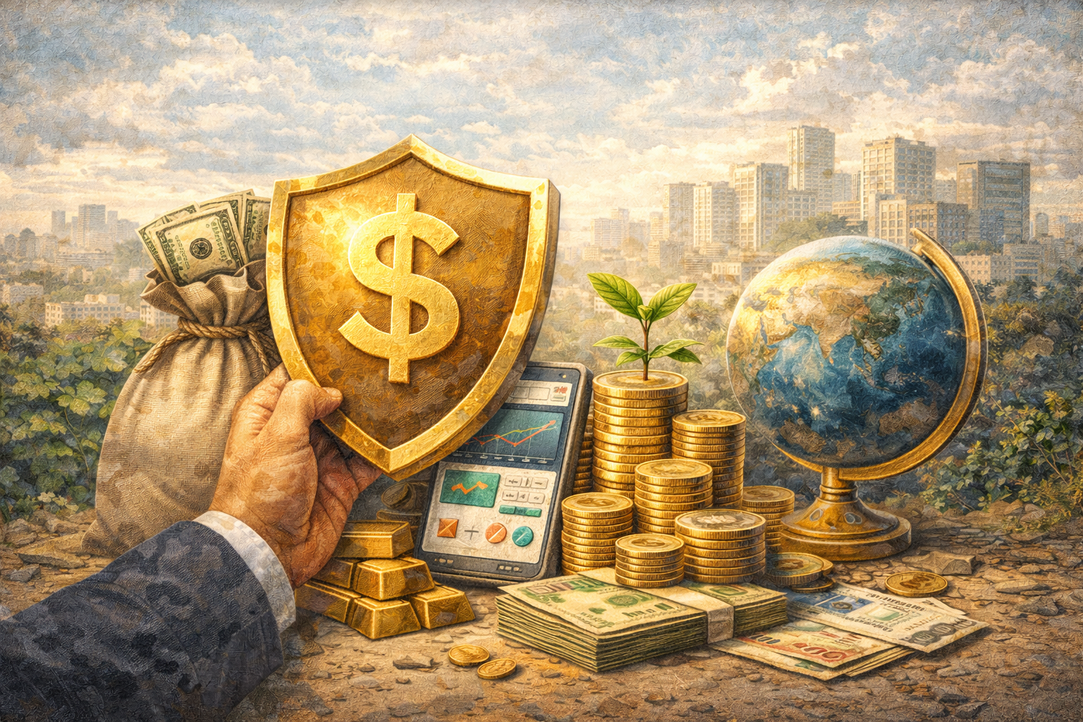 방패를 드세요. 자산 다각화, 어렵지 않습니다