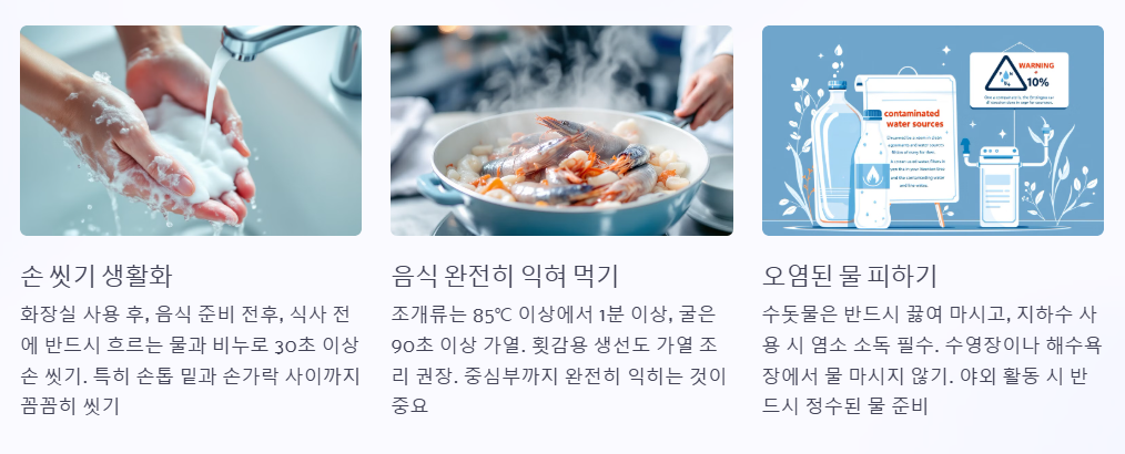 노로 바이러스 예방법