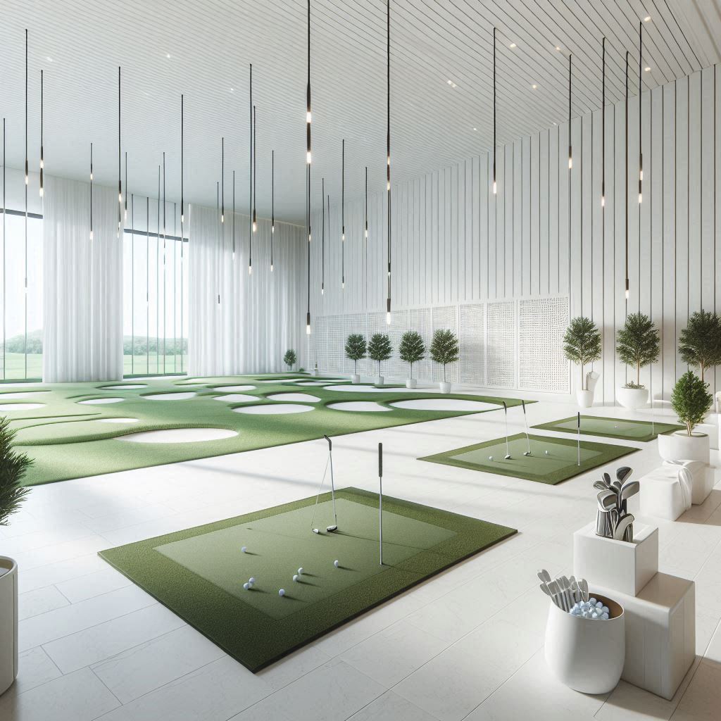 실내골프연습장 배경