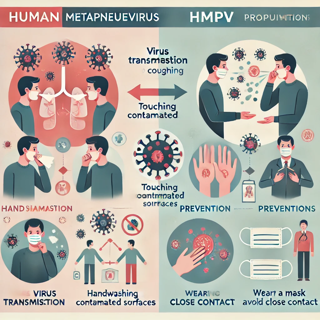 메타뉴모바이러스(HMPV) 초기 증상, 치료법 및 예방법 3분 정리