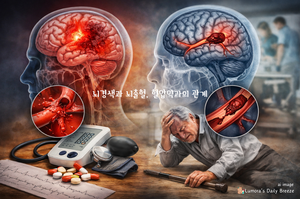 뇌경색과 뇌출혈, 혈압약과의 관계 : 뇌경색과 뇌출혈을 설명하고 혈압약이 미치는 영향과 주변인의 경험, 그리고 뇌졸중의 심각성을 설명합니다.