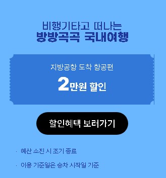 비행기타고 떠나는 방방곡곡 국내여행