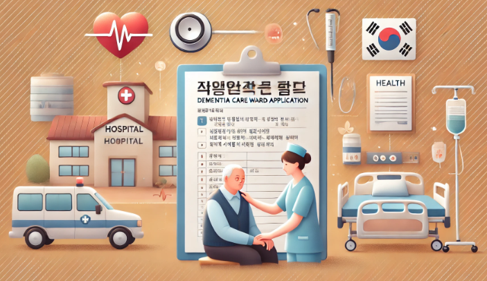 치매 안심병동 신청 안내