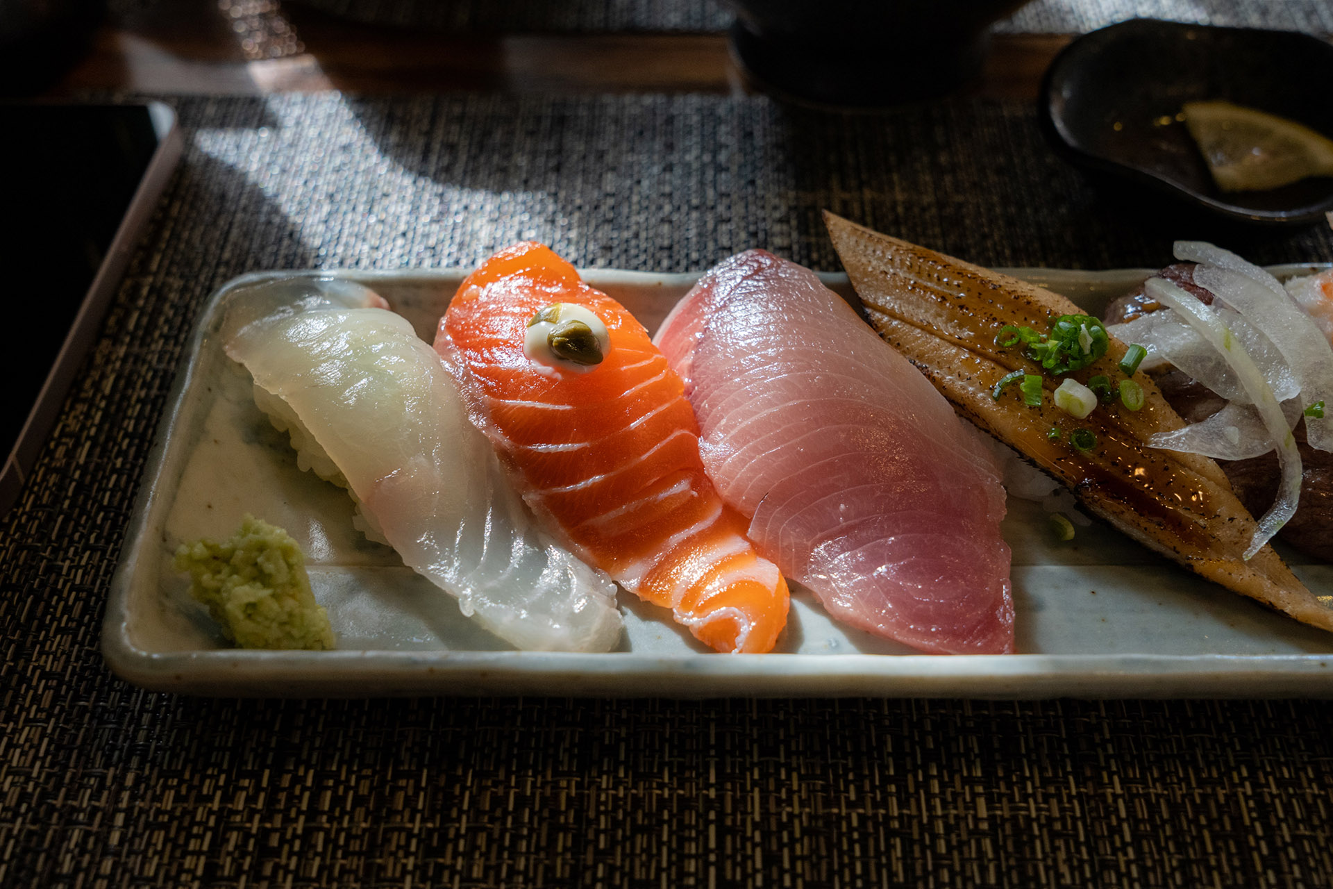 온천천 카페거리 강초밥 평일점심세트 스시8p.