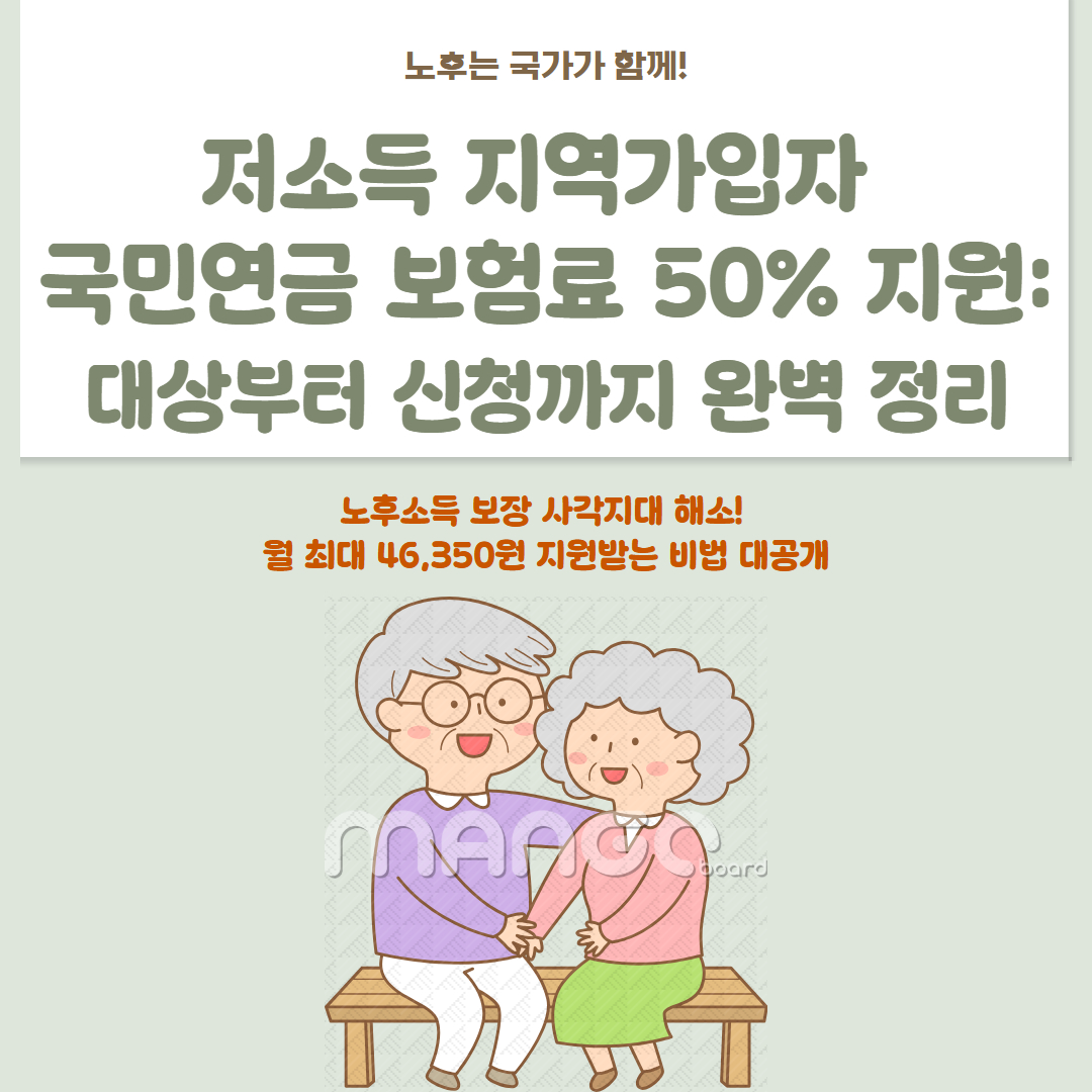 국민연금 보험료 지원 관련 이미지