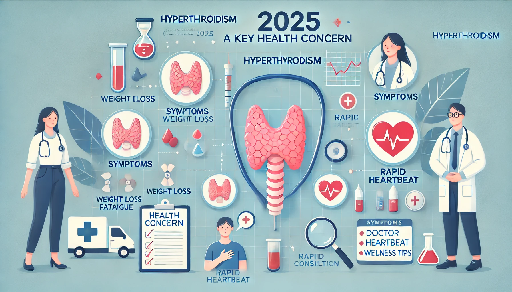 2025 건강 키워드, 갑상선항진증 주의 관련 이미지