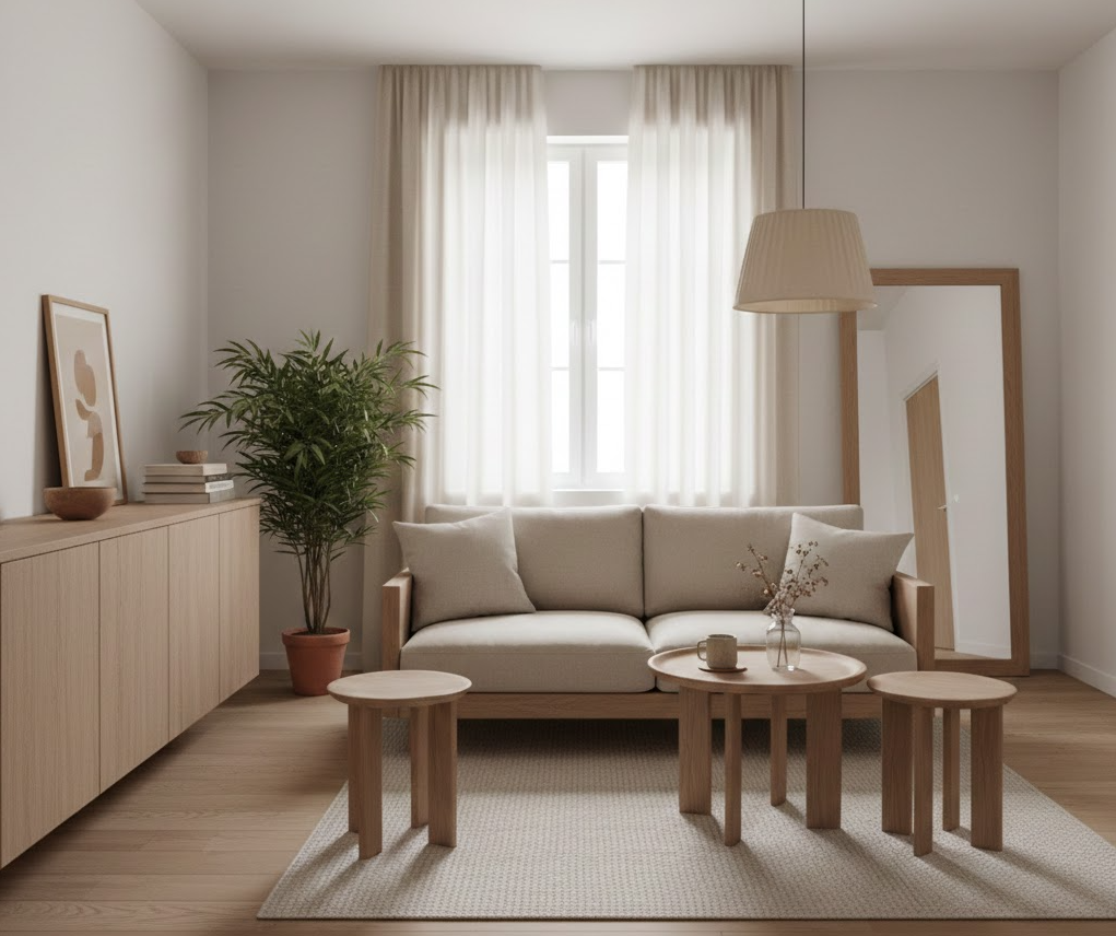 미니멀 감성 인테리어 따뜻한 미니멀, 우드포인트, 정리팁