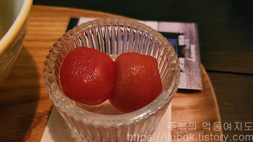 카페-코사메-방울토마토-우메보시