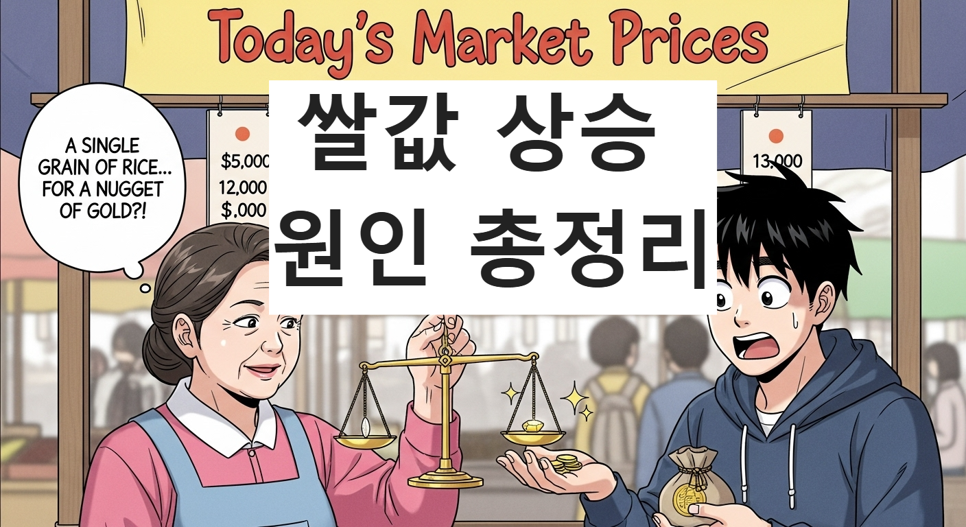 쌀값 인상 원인 총정리