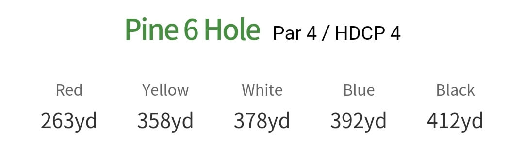 솔모로 컨트리클럽 파인코스 6