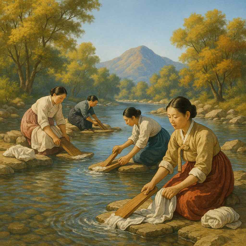 The Secrets of Korean Laundry Stones: Cleanliness, Ritual, and Community