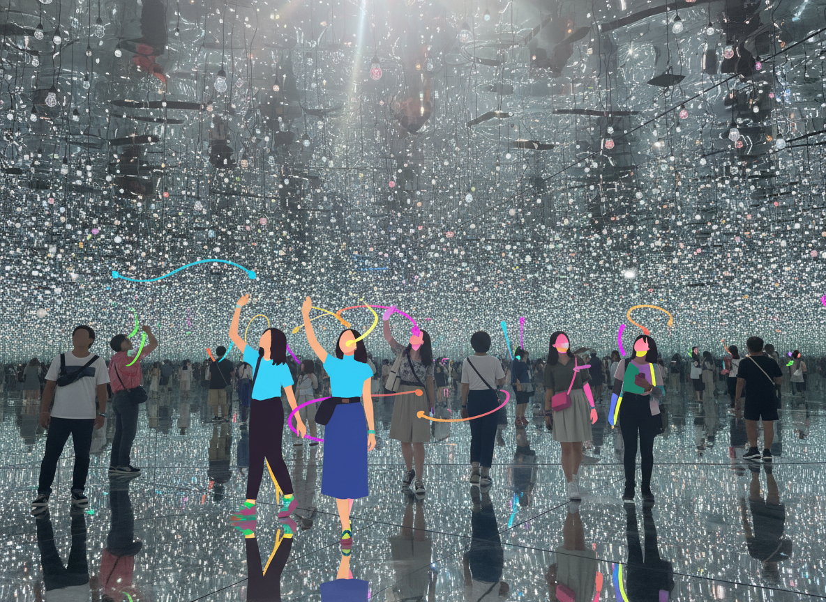 2026 도쿄 팀랩 보더리스 티켓 예약 위치 