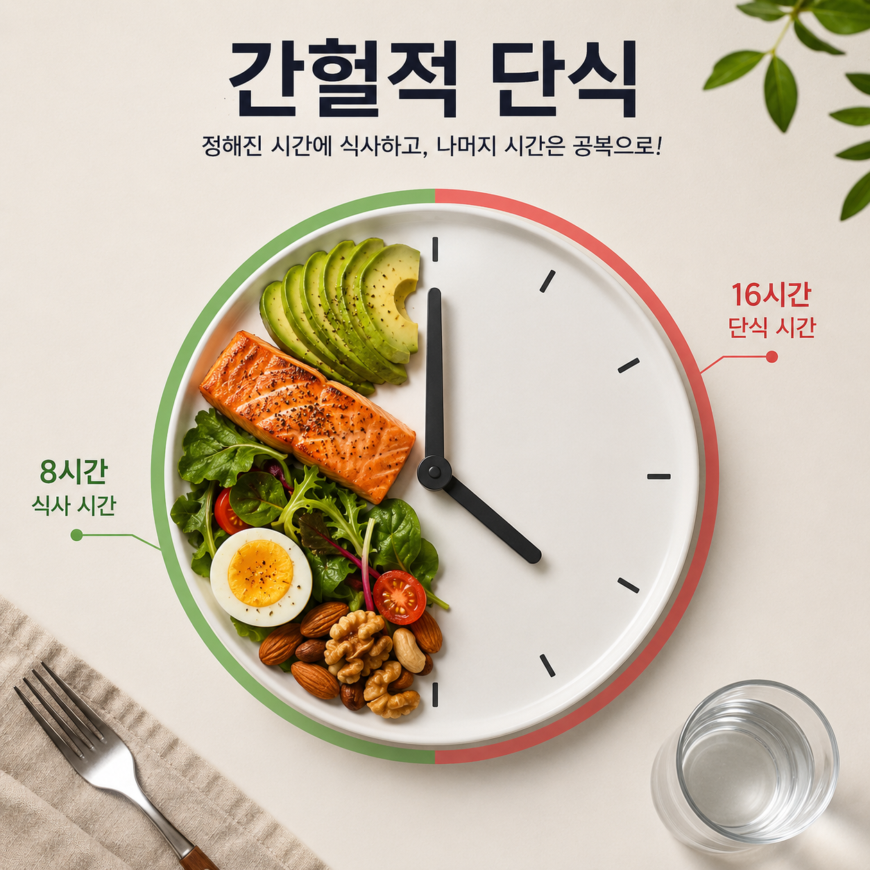 간헐적 단식 이미지