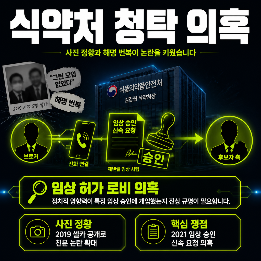 식약처 청탁 의혹