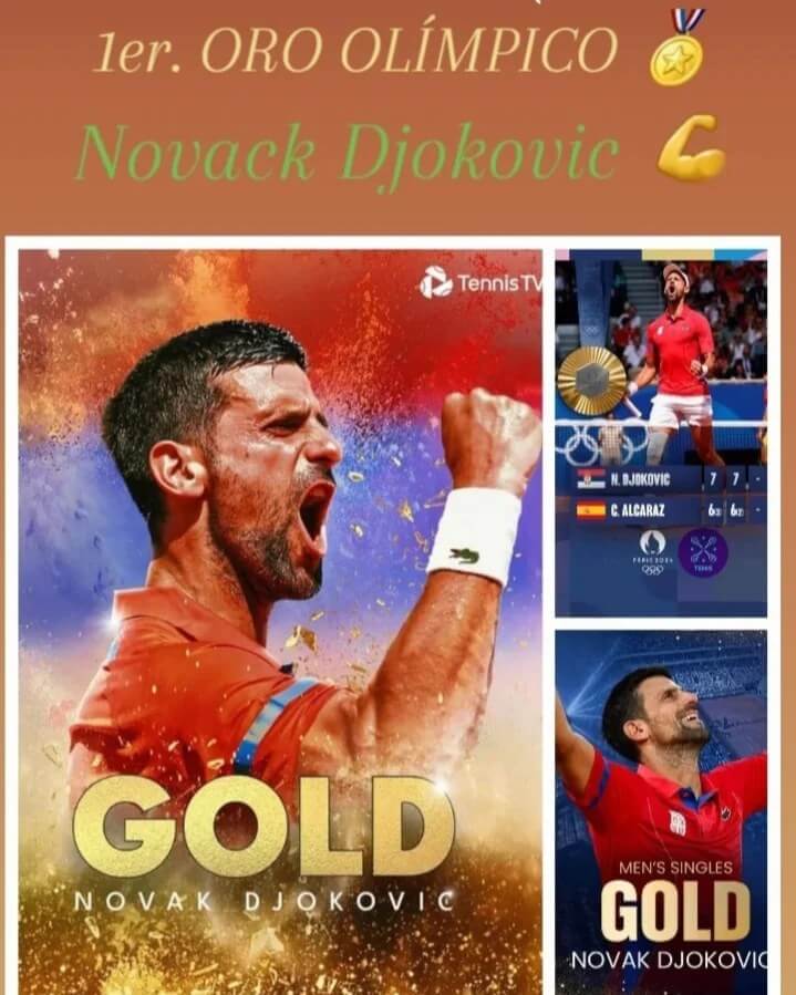 2024파리올림픽 노박조코비치 금메달 골든 그랜드 슬램