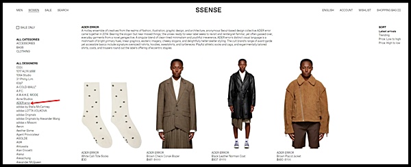 SSENSE 직구 방법 : 센스 (ssense) 할인 코드 포함
