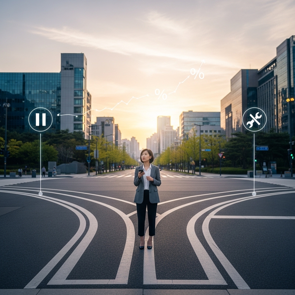 그대로 두기 vs 손보기