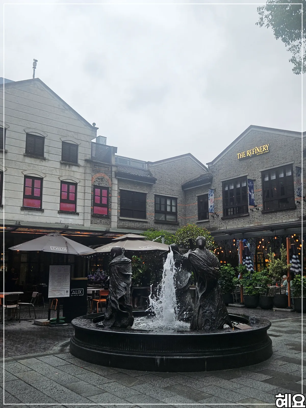 상하이-신천지-분수대