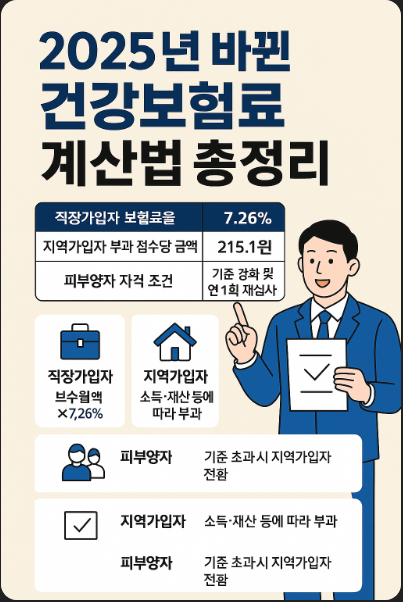 2025년 건강보험료 계산법