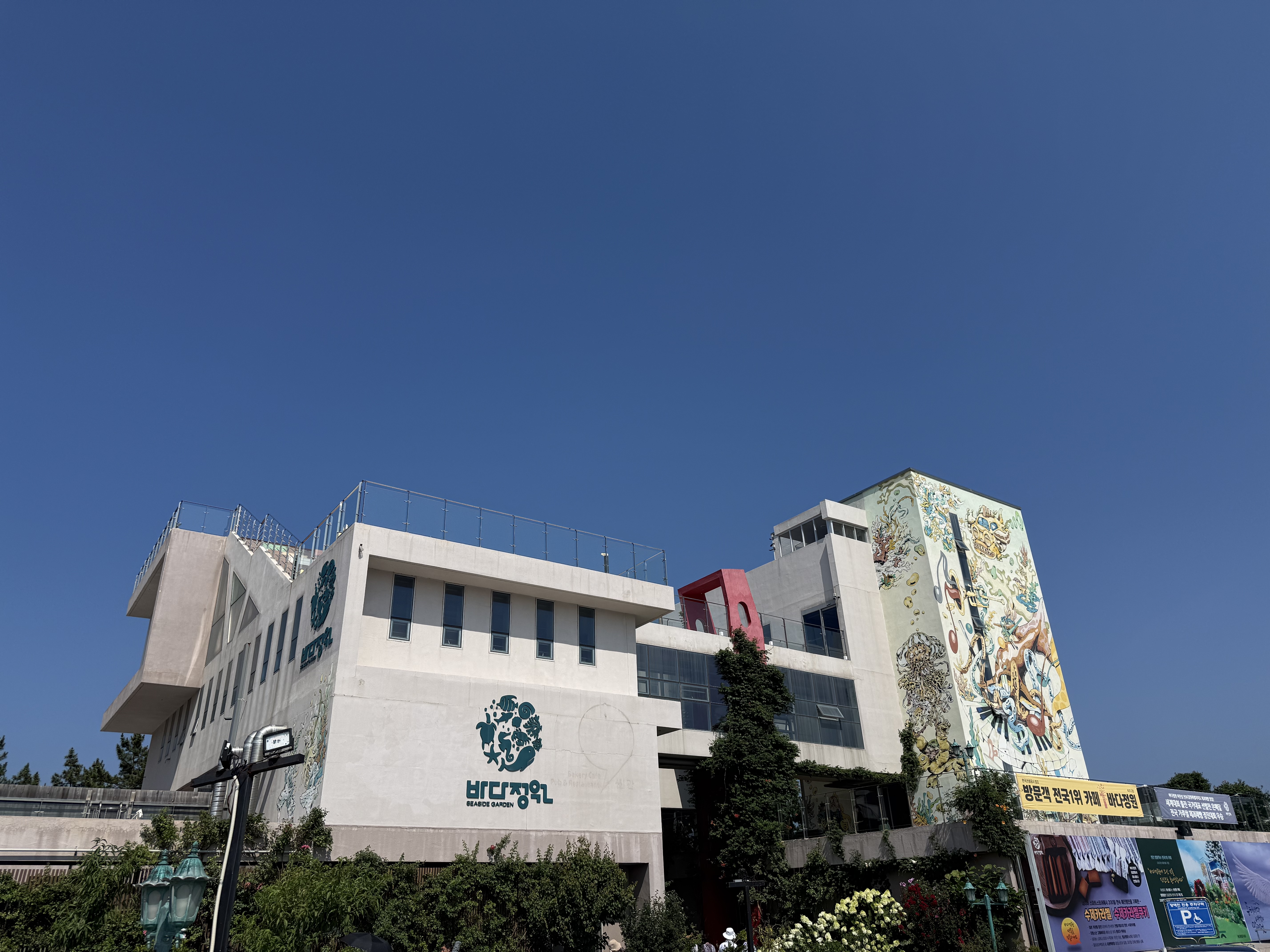 속초 바다정원카페 전경