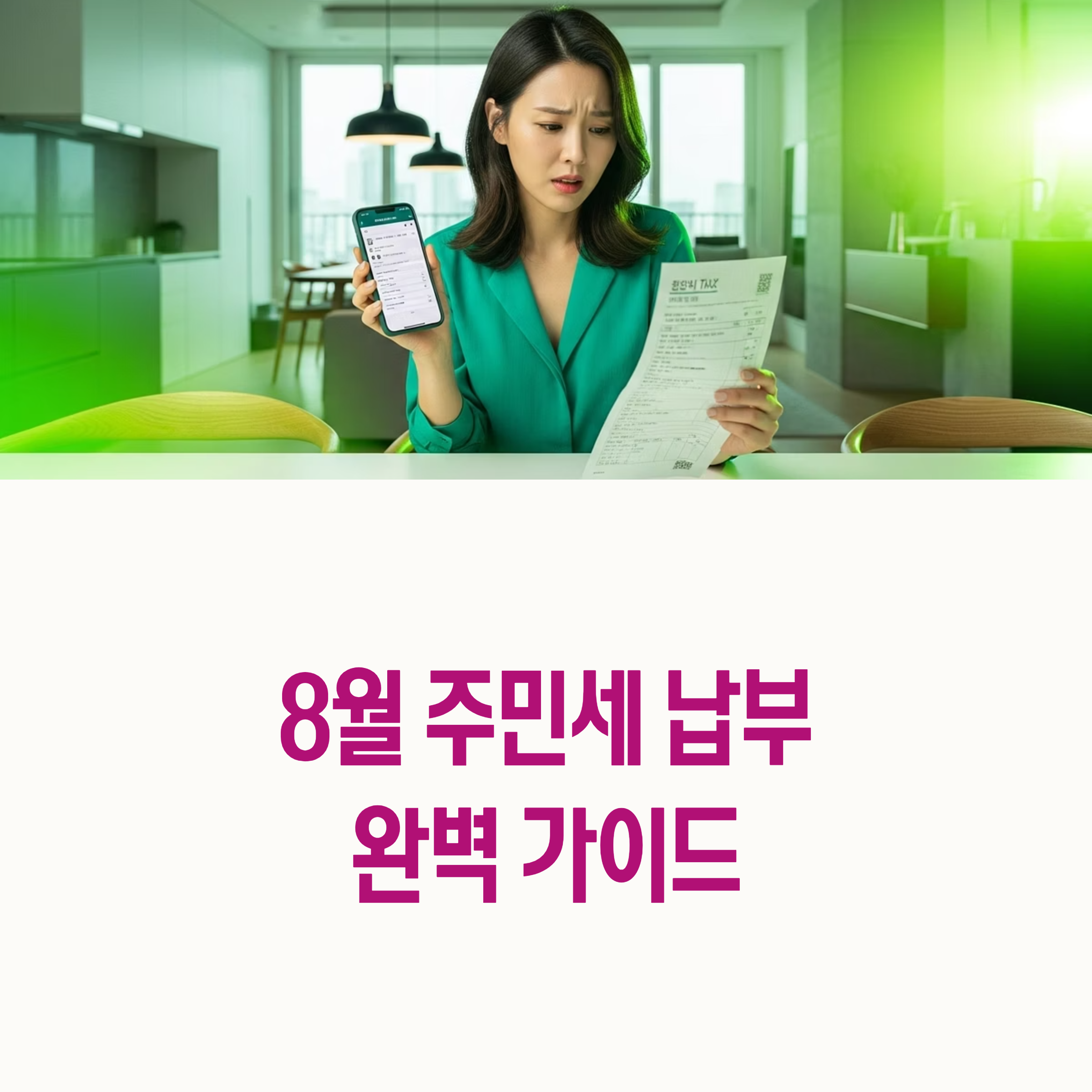2025년 주민세 납부 완벽가이드 resident tax payment guide