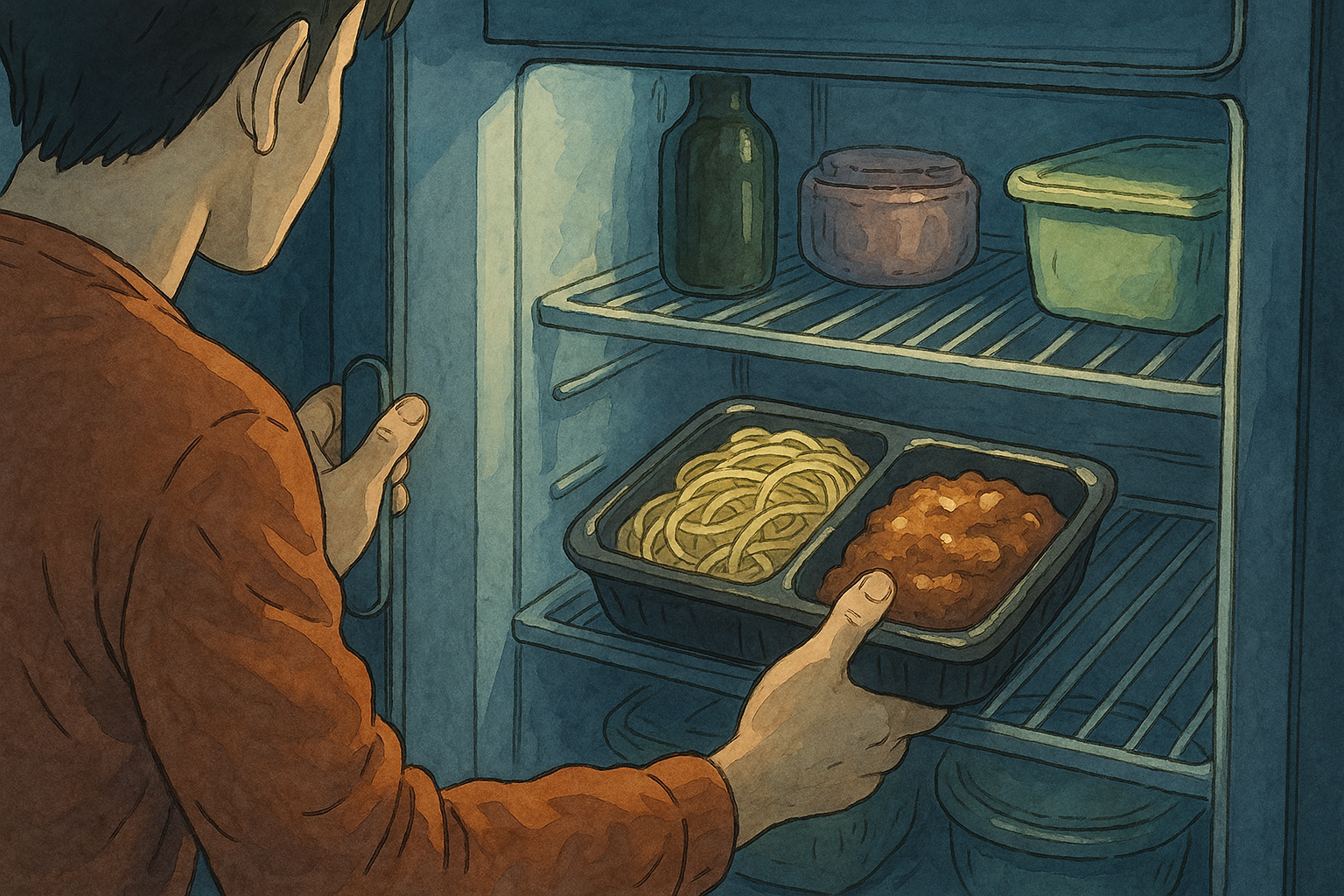 “배부른데도 허기진 도시의 식탁 – 리듬을 잃은 현대인의 한 끼”