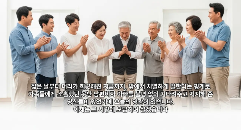 가족 친구 정년퇴직 축하 인사