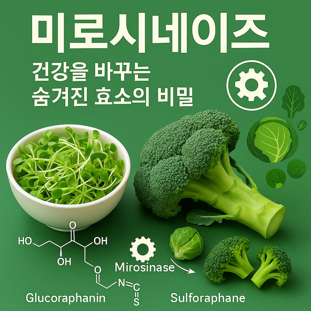 미로시네이즈(Mirosinase): 건강을 바꾸는 숨겨진 효소의 비밀