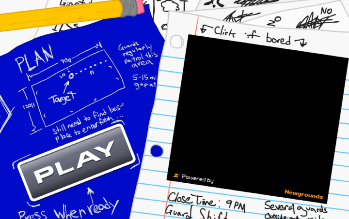 헨리스틱민2-다이아몬드-훔치기-플래시게임-메인-화면