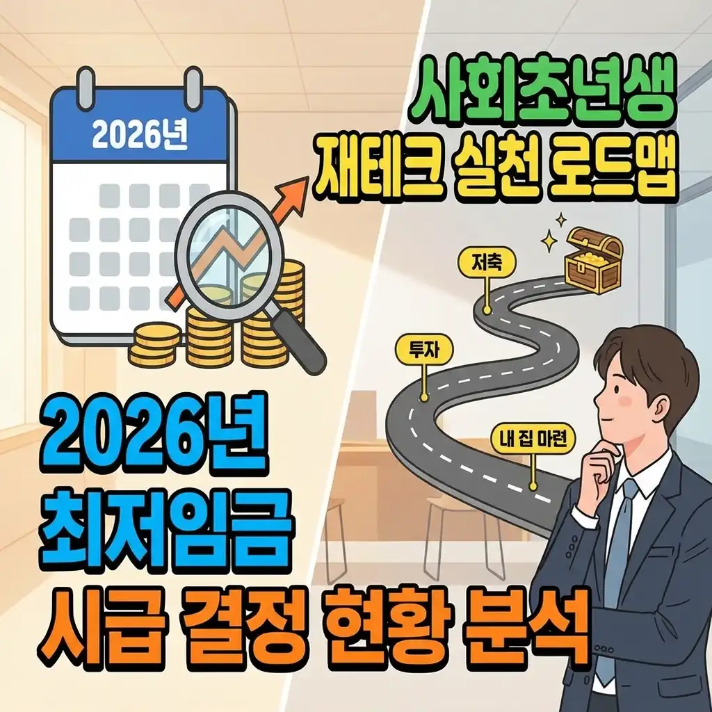 2026년 최저임금 시급 결정 현황 분석 및 사회초년생 재테크 실천 로드맵