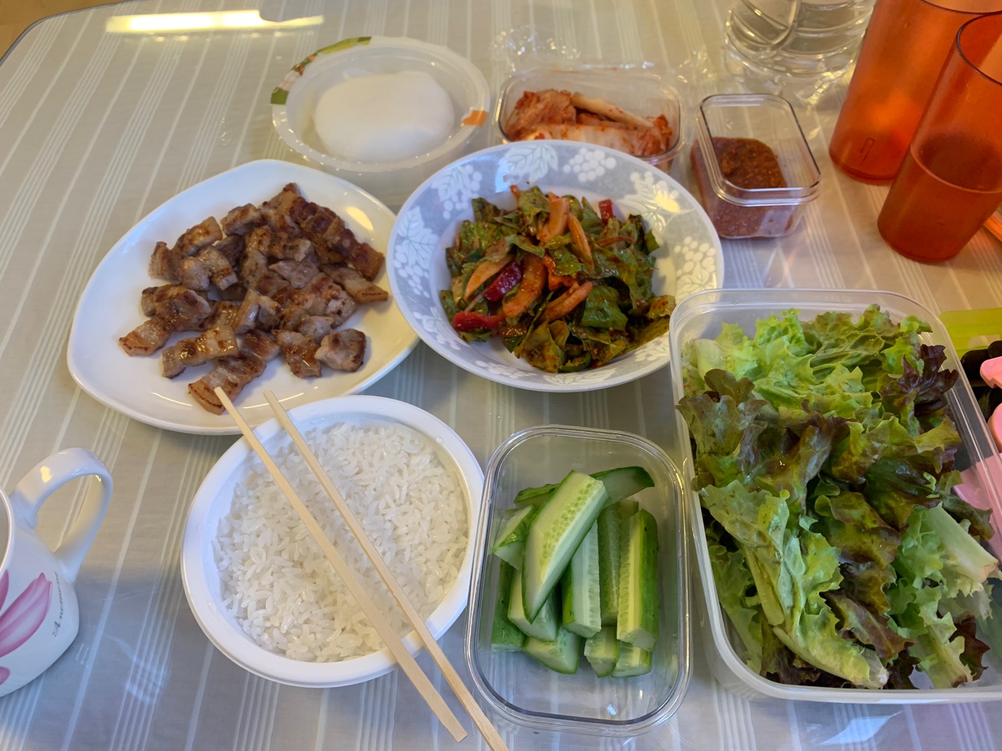 양평 소풍가는 날 펜션 바베큐와 겉절이