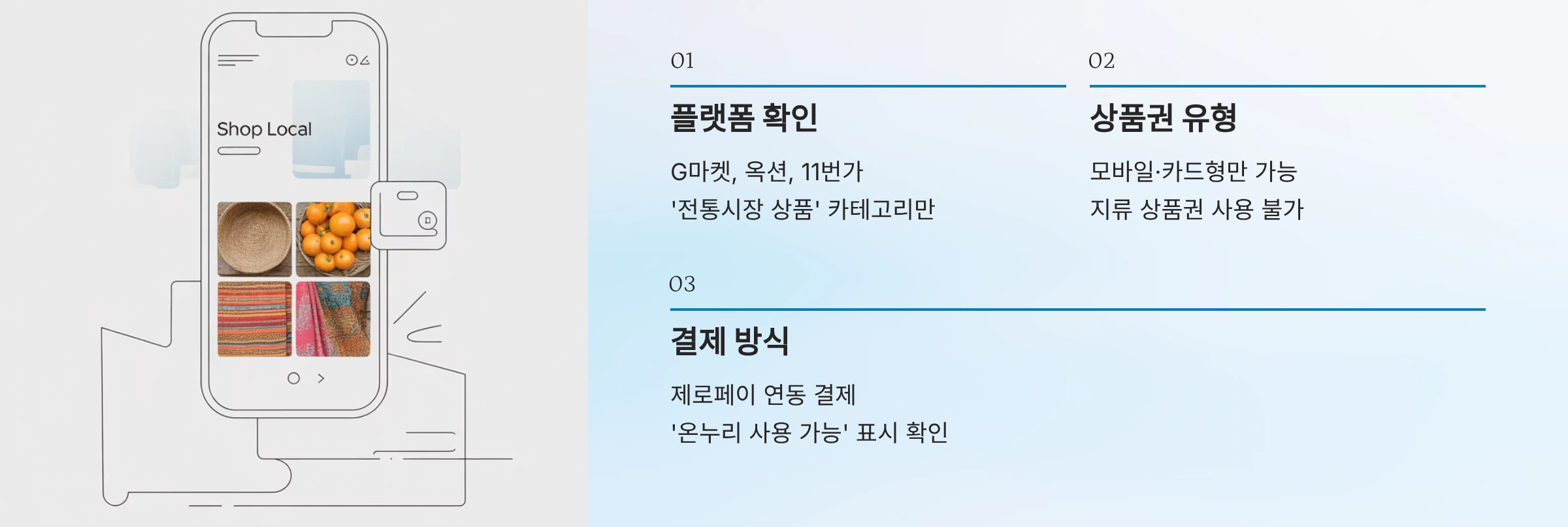 온라인 쇼핑 사용가능여부