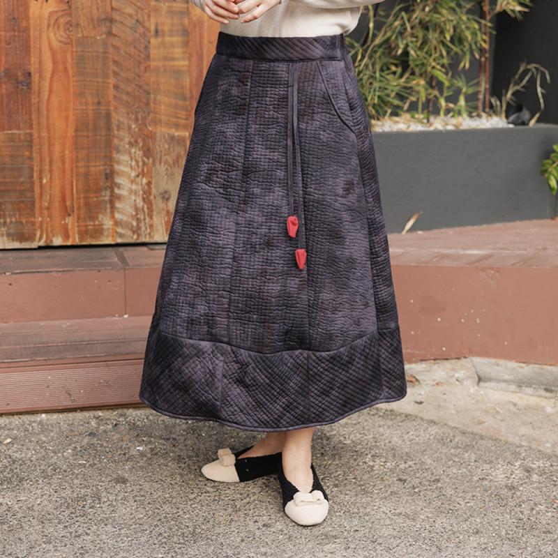 면누비 댕기치마 생활한복 H8340