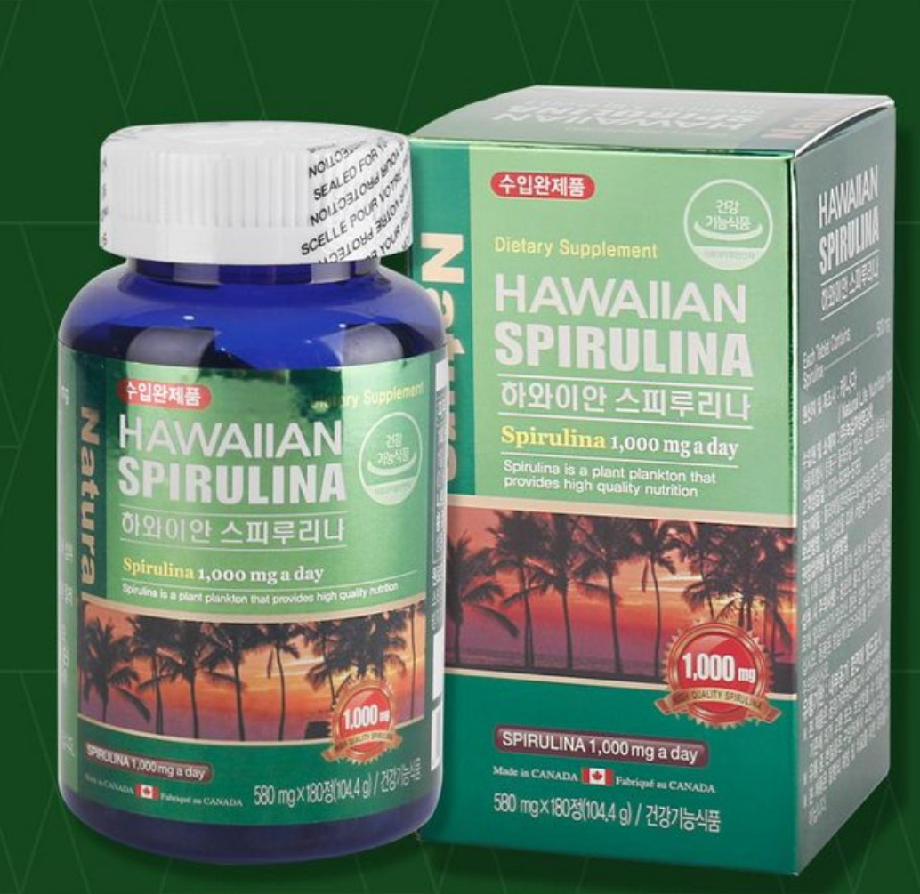</img src="주소" alt="하와이 스피루리나 캡슐 영양제 180정 1개 " >