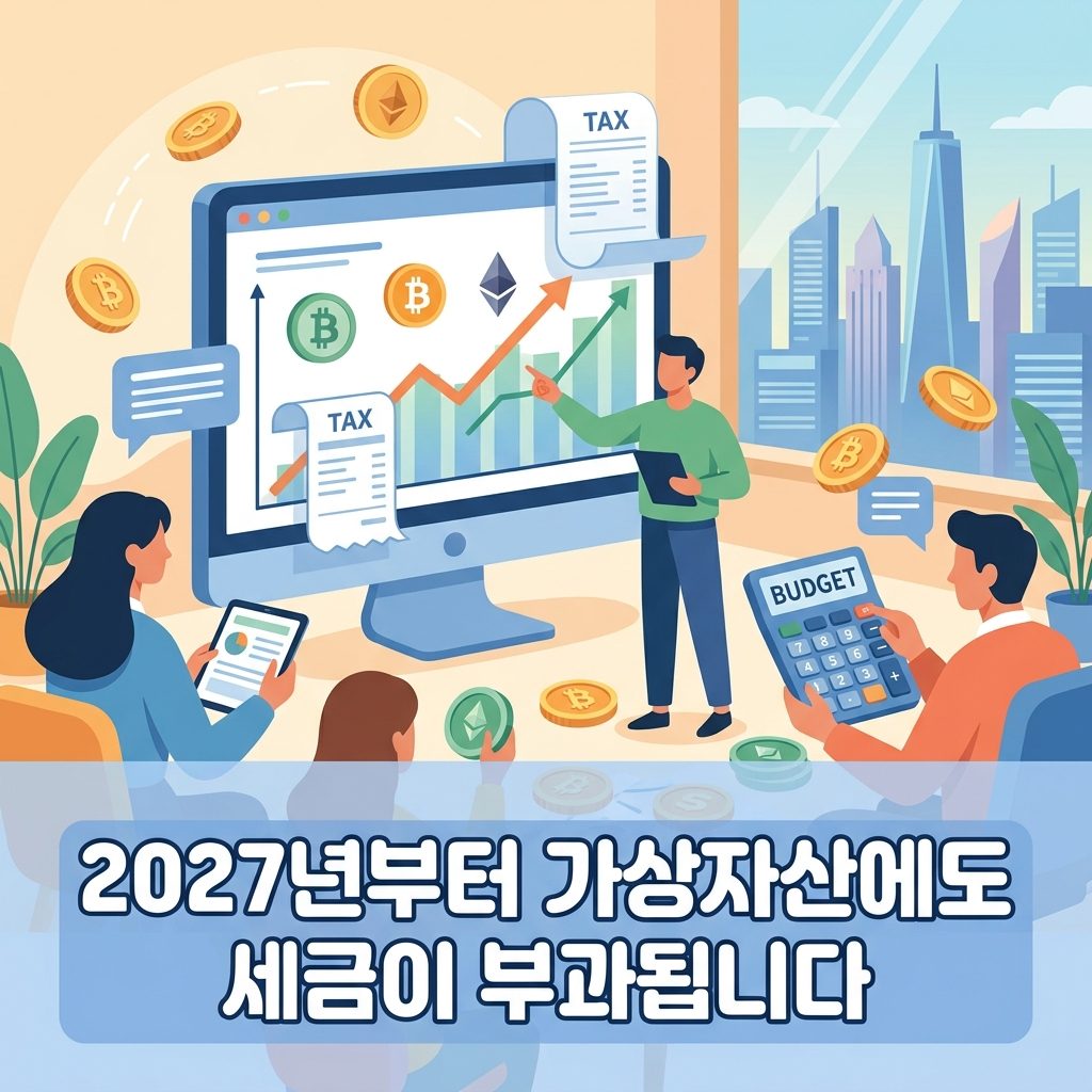 코인에도 세금이 붙는다 — 가상자산 과세 2027 완전정리 ❘ 세율·계산법·지금 해야 할 것