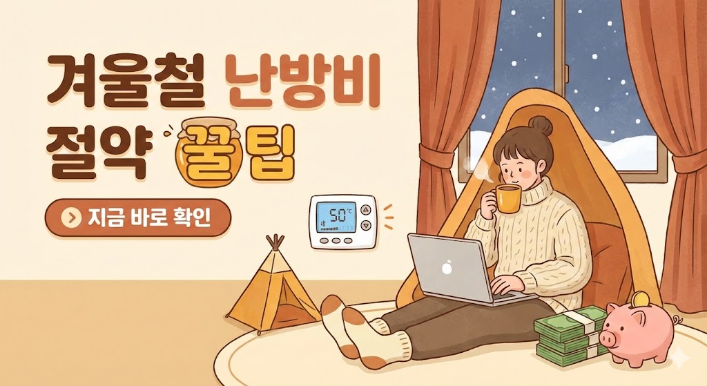 겨울철 난방비 절약 꿀팁, 지금 바로 확인하고 적용하세요