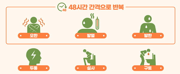 말라리아 주요 증상