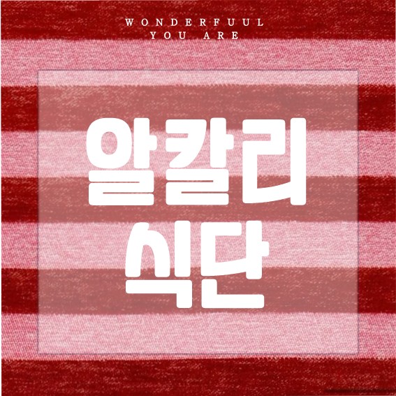 알칼리 식단과 알칼리성 식품으로 건강 챙기기