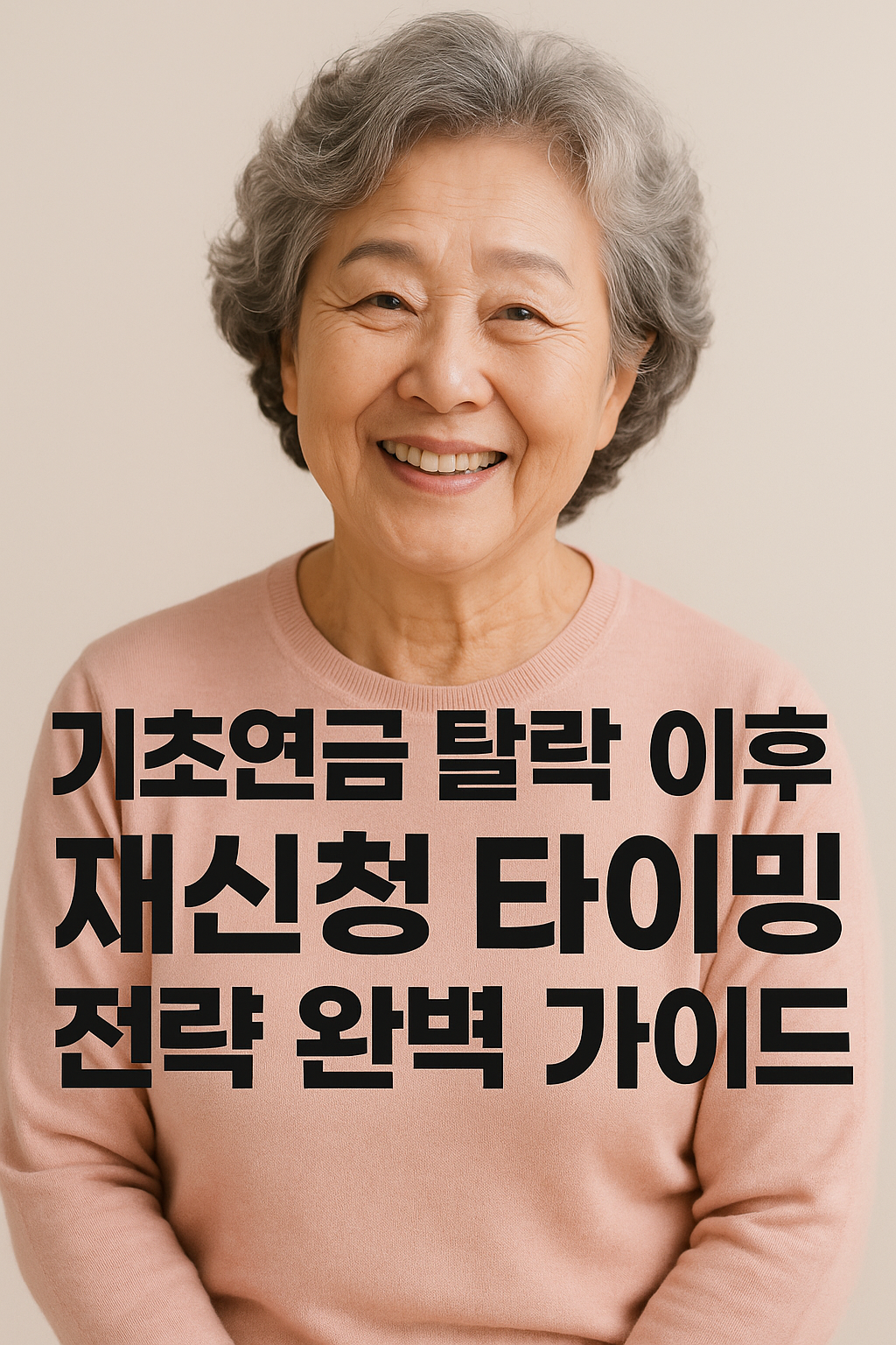 기초연금 탈락 이후 재신청 타이밍 전략 완벽 가이드